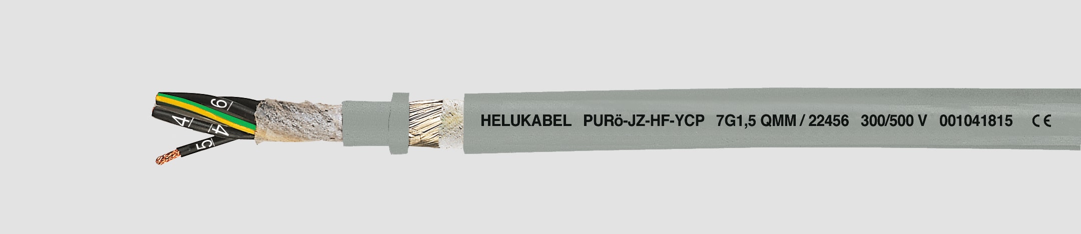 HELUKABEL ITALIA SRL - HLK22454 PURO-JZ-HF-YCP 4G1,5 QMM GREY