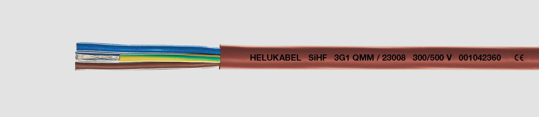 HELUKABEL ITALIA SRL - HLK23008M SIHF 3G1 QMM REDBRAUN