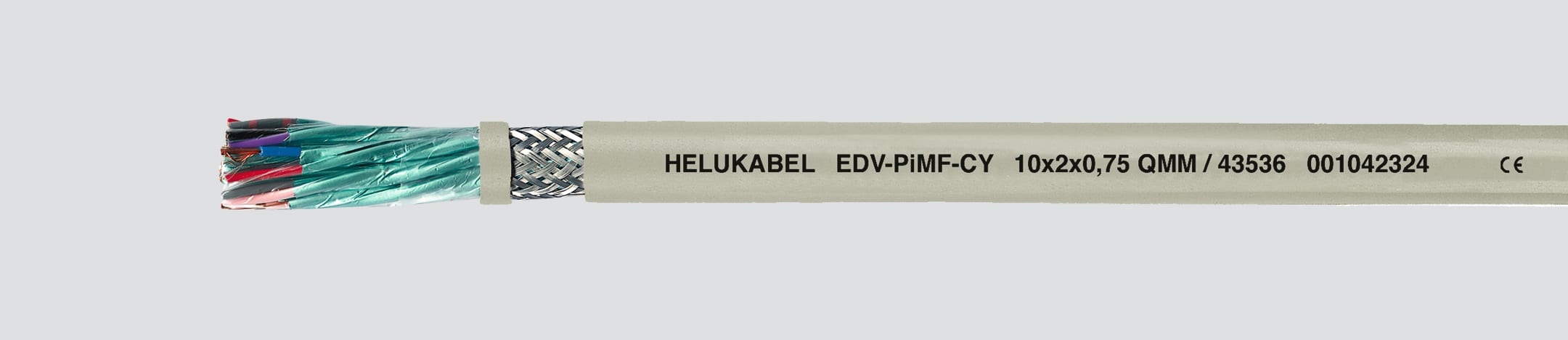 HELUKABEL ITALIA SRL - HLK43559 EDV-PIMF-CY 2X2X1 QMM GREY