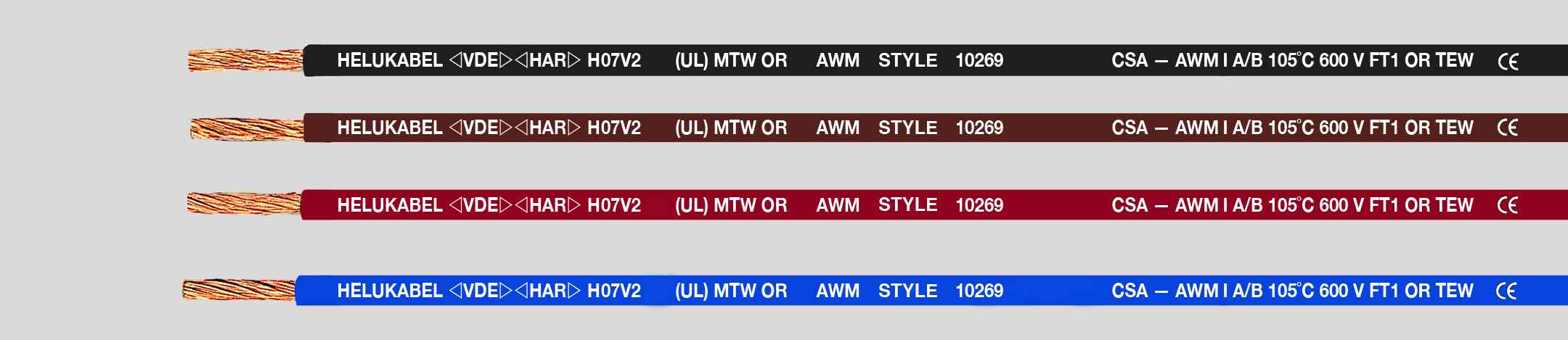 HELUKABEL ITALIA SRL - HLK64208M FIVENORM H07 V2-K 16/AWG 6, WHITE