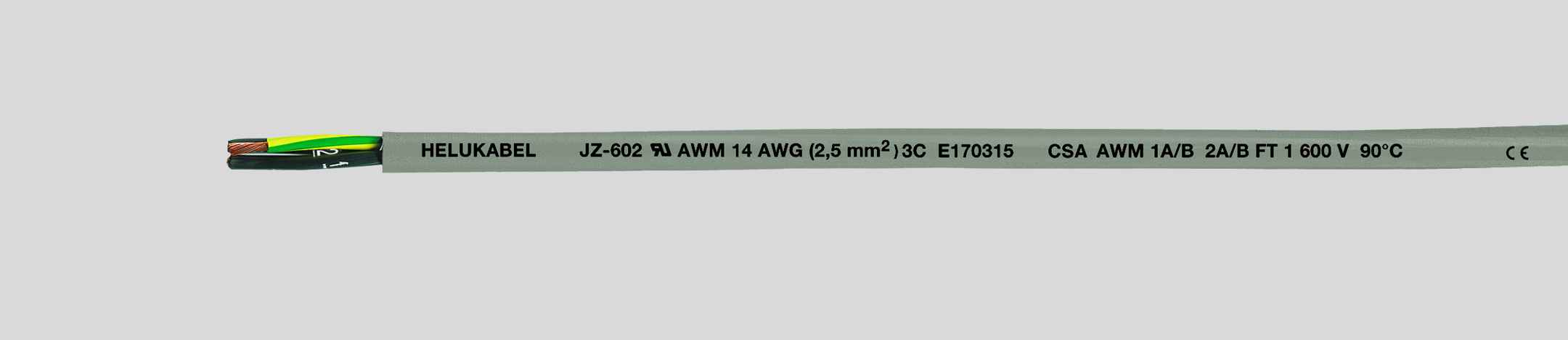 HELUKABEL ITALIA SRL - HLK83081M JZ-602 3G1 QMM (18 AWG) GREY
