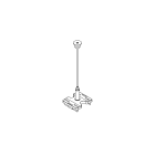 TARGETTI - TAR1T5904 STEEL SUSPENSION CABLE 4000MM MZ