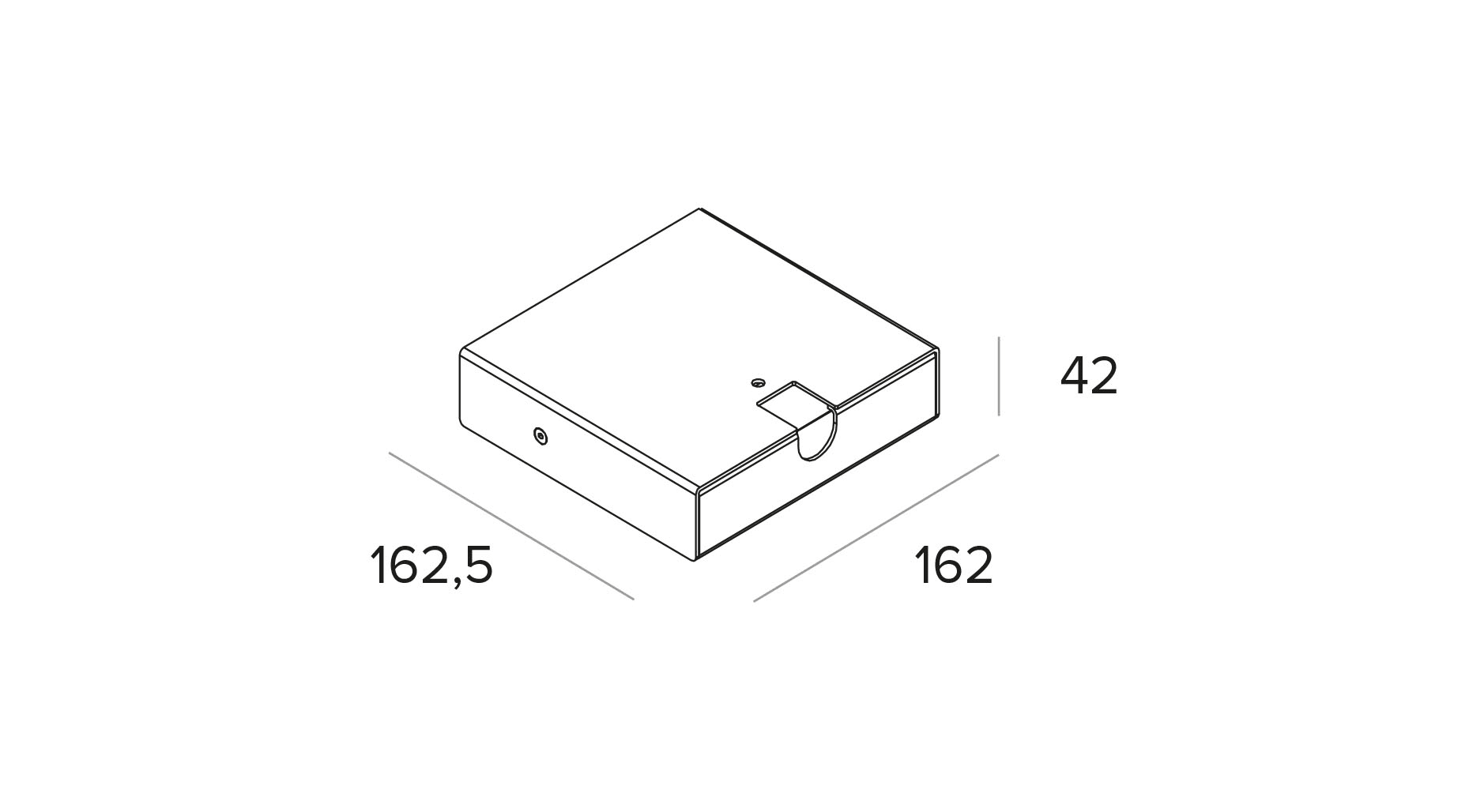 TARGETTI - TAR1T9512EL CORO ACC SURF MOUNTING BASE 1,4A EL FW