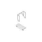 TARGETTI - TAR1T9583 48V EVO TRACK BRACKET FOR TRIMLESS DEEP