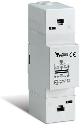 PERRY - PER1TDTR01403/N TRASF.MODUL.15VA S.INT.230/4-8-12V