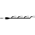 A.T.E.C. SRL - TUTTU JSB4SXB CAVETTO BIL 2M JACK ST 6.3 4 SPINE XLR