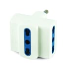 ALPHA ELETTRONICA SR - ALP23-51B ADATT.DA SPINA 16A A 3 PR.BIPAS BIA POLY