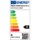 ALPHA ELETTRONICA SR - ALPJO37316110NW STRISCIA LED 230VAC COB 222 CHIP/M 16...