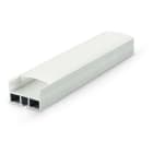 ALPHA ELETTRONICA SR - ALPJO380/088-12P Anodized aluminum profile with flat opal PC cover - 2m