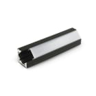 ALPHA ELETTRONICA SR - ALPJO380/152N-12P PRO AL NERO COVER PC OPACO - 2M PR/PZ