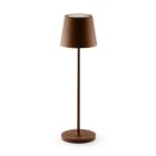 ALPHA ELETTRONICA SR - ALPJO386C Portable battery lamp - Plana Series - Corten