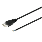 ALPHA ELETTRONICA SR - ALP23-006A CAVO DA SP.ITALIA A CAVO APERTO 1.5M BK