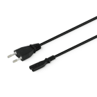 ALPHA ELETTRONICA SR - ALP23-008A Cable from EU 2 poles Plug to IEC320 C7 Plug - 1,5m