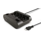 ALPHA ELETTRONICA SR - ALPKC355 Ni-Cd - Ni-Mh battery charger 1-6 Cells AA-AAA, 1-4 Cells C-D e 1-2 9V cells, 1 USB 5V