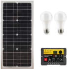 ALPHA ELETTRONICA SR - ALPKIT27-SB KIT FOTOV. 27W 12V CON REGLAM NO BATT.