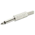 ALPHA ELETTRONICA SR - ALP13-7 Mono Ø6,3mm jack plug with spring cable guide