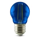 ALPHA ELETTRONICA SR - ALPLF350B Lampada a filamento led mini-bulbo - 230Vac - E27 - 4,5W - Blu