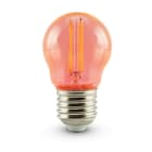 ALPHA ELETTRONICA SR - ALPLF350P Lampada a filamento led mini-bulbo - 230Vac - E27 - 4,5W - Rosa