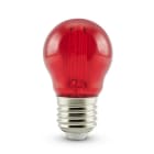 ALPHA ELETTRONICA SR - ALPLF350R Lampada a filamento led mini-bulbo - 230Vac - E27 - 4,5W - Rossa