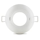 ALPHA ELETTRONICA SR - ALPLS280-012W/1 White Led lamp support - adjustable ring - Ø83mm - Base NOT included