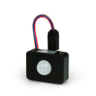 ALPHA ELETTRONICA SR - ALP23-115N PIR motion sensor for 230V spotlights - Three adjustments (Time, Sensitivity, Lux) - Black