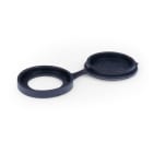 ALPHA ELETTRONICA SR - ALPP-CAPN COVER PER PRESE PASSANTI D22 NERO