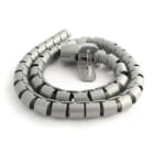 ALPHA ELETTRONICA SR - ALPSU930 COPRICAVO FLESSIBILE 1M ARGENTO D.30MM