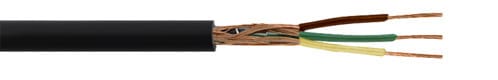 ALPHA ELETTRONICA SR - ALPWTR132 CAVO 3 POLI SCHERMATO 3X0.22 NERO