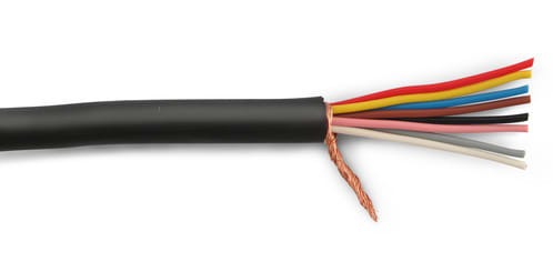 ALPHA ELETTRONICA SR - ALPWTR182 CAVO 8 POLI SCHERMATO 8X0.22 NERO