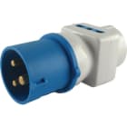 ALPHA ELETTRONICA SR - ALP23-71A CEE 2P+T 16A Plug to 2 2P+T 10/16A + Schuko sockets