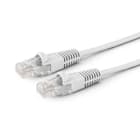 ALPHA ELETTRONICA SR - ALP95-706/1-01WB Network patch cord cable in Copper Cat.5e White U/UTP, LSZH - halogen-free - 1m
