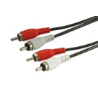 ALPHA ELETTRONICA SR - ALP17-009B Cable from 2 RCA audio plugs to 2 RCA audio plugs - 1,5m