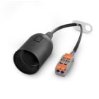 ALPHA ELETTRONICA SR - ALP23-9-132N PORTALAMPADA E27 CON CAVO 20CM E MORS...