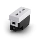 ALPHA ELETTRONICA SR - ALP23B0107 Presa bipasso 2 Poli + T 10/16 A 250V - Serie Be-Bop