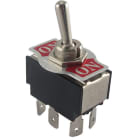 ALPHA ELETTRONICA SR - ALP310-074 Medium diverter switch - 2P - DPDT - ON / ON - 10A @ 250V - 6 term. faston 6.3