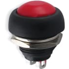 ALPHA ELETTRONICA SR - ALP330-012 Button - Red - 1P - SPST - OFF / (ON) - N.A. - 1A @ 250Vac - 2 term. to weld