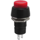 ALPHA ELETTRONICA SR - ALP330-030 Pulsante bistabile - Rosso - 1P - SPST - ON/OFF - 1A@250Vac - 2 term. a saldare