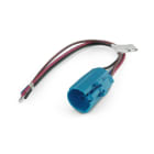 ALPHA ELETTRONICA SR - ALP330-065-SO5 Zoccolo per pulsanti ø19mm famiglia 330-065L con cavi 16cm