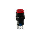 ALPHA ELETTRONICA SR - ALP330-072-1 PULSANTE PUSH 230V 2NO-2NC ROTONDO ROSSO