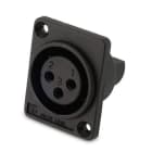ALPHA ELETTRONICA SR - ALP40-130 XLR panel mount socket - 3-pole