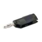 ALPHA ELETTRONICA SR - ALP20-114-2 Spina banana ø4mm - con presa passante - Nera