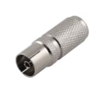 ALPHA ELETTRONICA SR - ALP54-5/1 Presa coassiale per TV Ø9,5mm - ad avvitare - TWIST ON adatta per cavo ø5mm completamente schermata