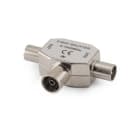 ALPHA ELETTRONICA SR - ALP58-6 Adattatore da presa TV Ø9,5mm a 2 spine TV Ø9,5m