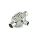 ALPHA ELETTRONICA SR - ALP58-7 Adattatore da spina TV Ø9,5mm a 2 prese TV Ø9,5m