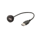 ALPHA ELETTRONICA SR - ALP64-527CNP USB Female to Male panel mount socket - 30 cm cable