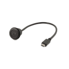 ALPHA ELETTRONICA SR - ALP64-529CNP ADATT.SP. USBC PRESA USBC PAN.NERO 30CM