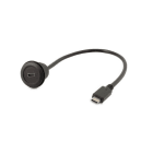 ALPHA ELETTRONICA SR - ALP64-529CNP ADATT.SP. USBC PRESA USBC PAN.NERO 30CM