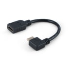 ALPHA ELETTRONICA SR - ALP64-579/03B Vertical angle HDMI® plug to HDMI® socket - 20cm