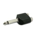ALPHA ELETTRONICA SR - ALP70-320/2 Jack Ø6.3mm Mono Plug - 2 RCA sockets