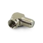 ALPHA ELETTRONICA SR - ALP86-032 F-type socket to F-type plug 90° adapter